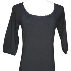 Ann Taylor Wool Blend 3/4 Sleeve Sweater Dress, Sm